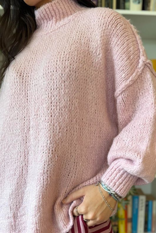 Winnie Oversized Knit Rose